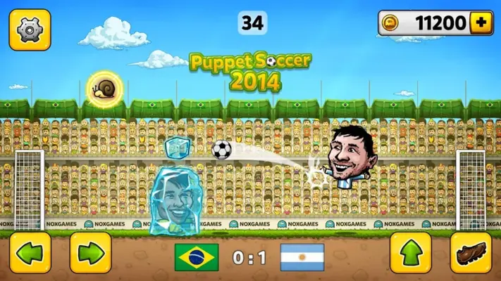 Puppet Soccer 2014 android App screenshot 0